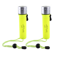 180Lm LED Scuba Diving Flashlight Torch Suitable For Underwater Waterproof Lighting