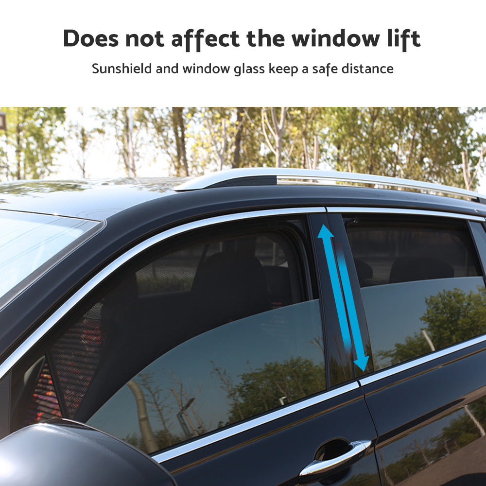 4x Magnetic Car Window Privacy Sun Shades Suitable For Ford Ranger PX2 3 2015-now