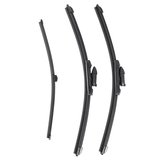 Wiper Blade Set 3pcs Suitable for Volkswagen Polo Hatch 2010-2017