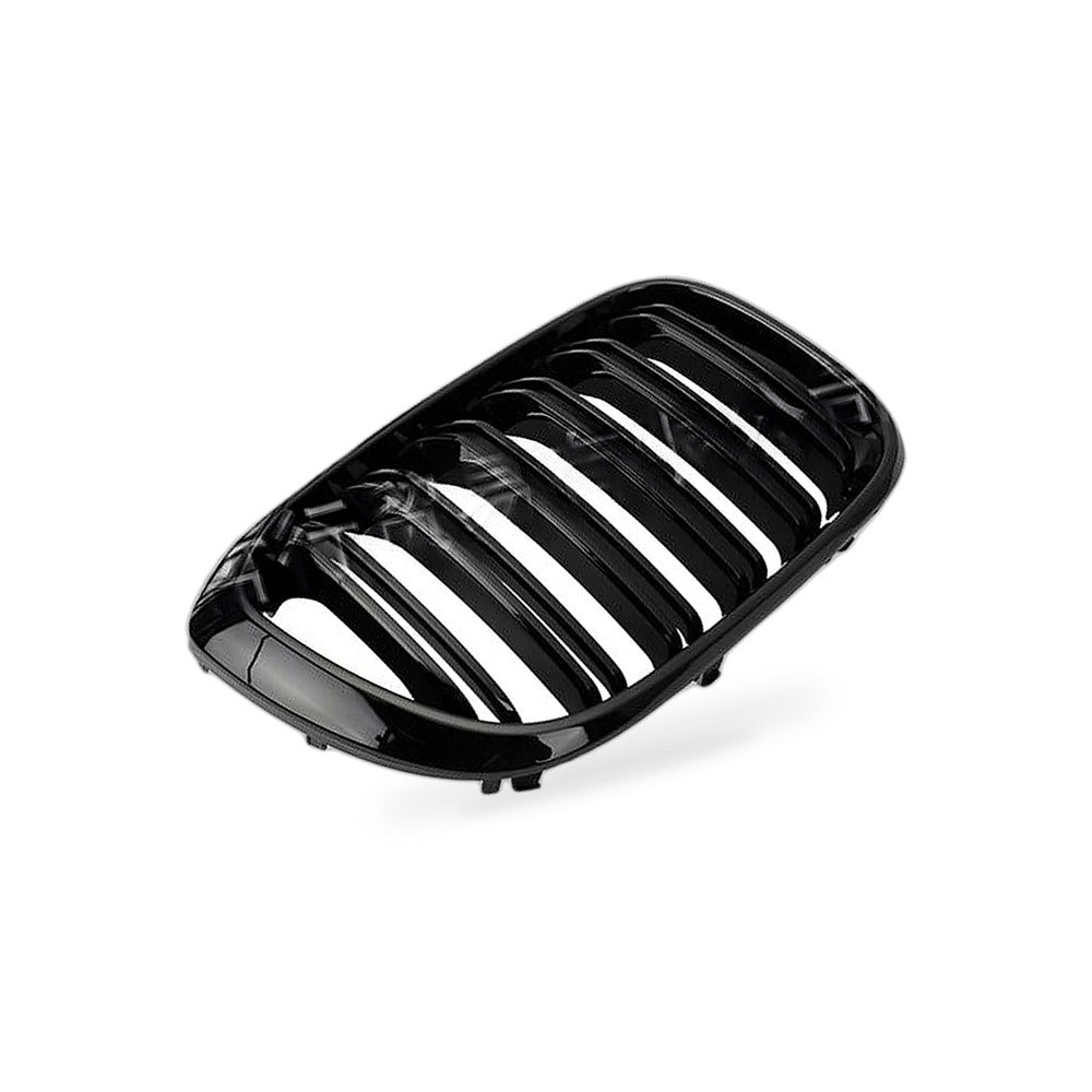 Front Grille Suitable for BMW X3 X4 G01 G02 2018-2021 Single Line Matte Black - BD2