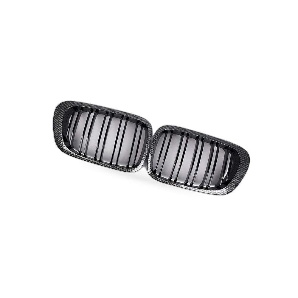 Carbon Fiber Twin Line Bumper Grille Suitable for BMW E46 M3 Coupe 1998-2002 - BD1