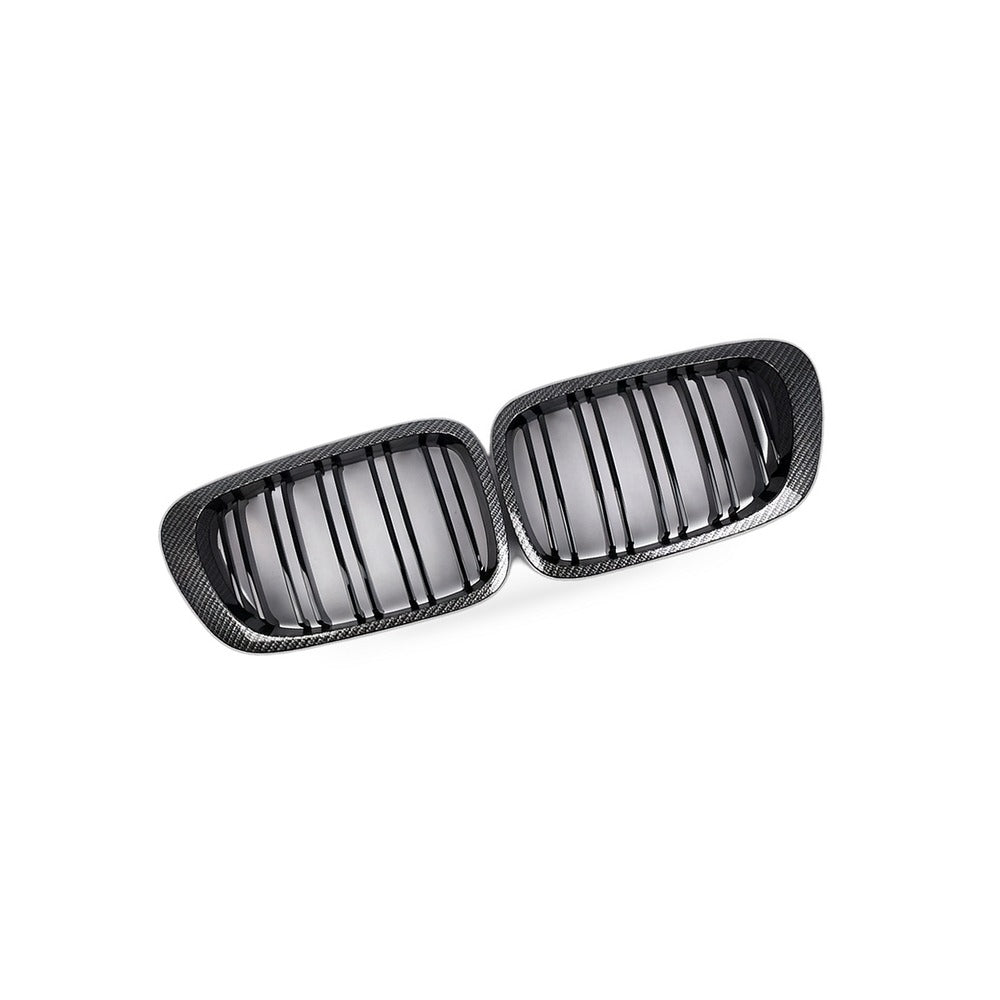 Carbon Fiber Twin Line Bumper Grille Suitable for BMW E46 M3 Coupe 1998-2002 - BD2