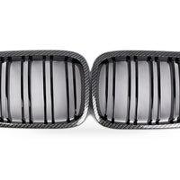 Carbon Fiber Twin Line Bumper Grille Suitable for BMW E46 M3 Coupe 1998-2002 - XQ1