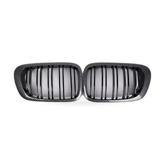 compare product Carbon Fiber Twin Line Bumper Grille Suitable for BMW E46 M3 Coupe 1998-2002