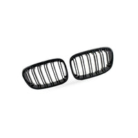 Gloss Black Red Yellow Dual Line Grille Suitable for BMW 1 Series F20 2011-2014 - BD2