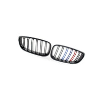 M-Style Gloss Black Tri-Color Grille Suitable for BMW 3 Series GT F34 2014-2016 - BD1
