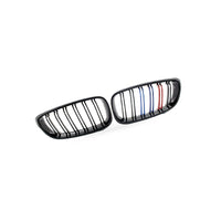 M-Style Gloss Black Tri-Color Grille Suitable for BMW 3 Series GT F34 2014-2016 - BD2