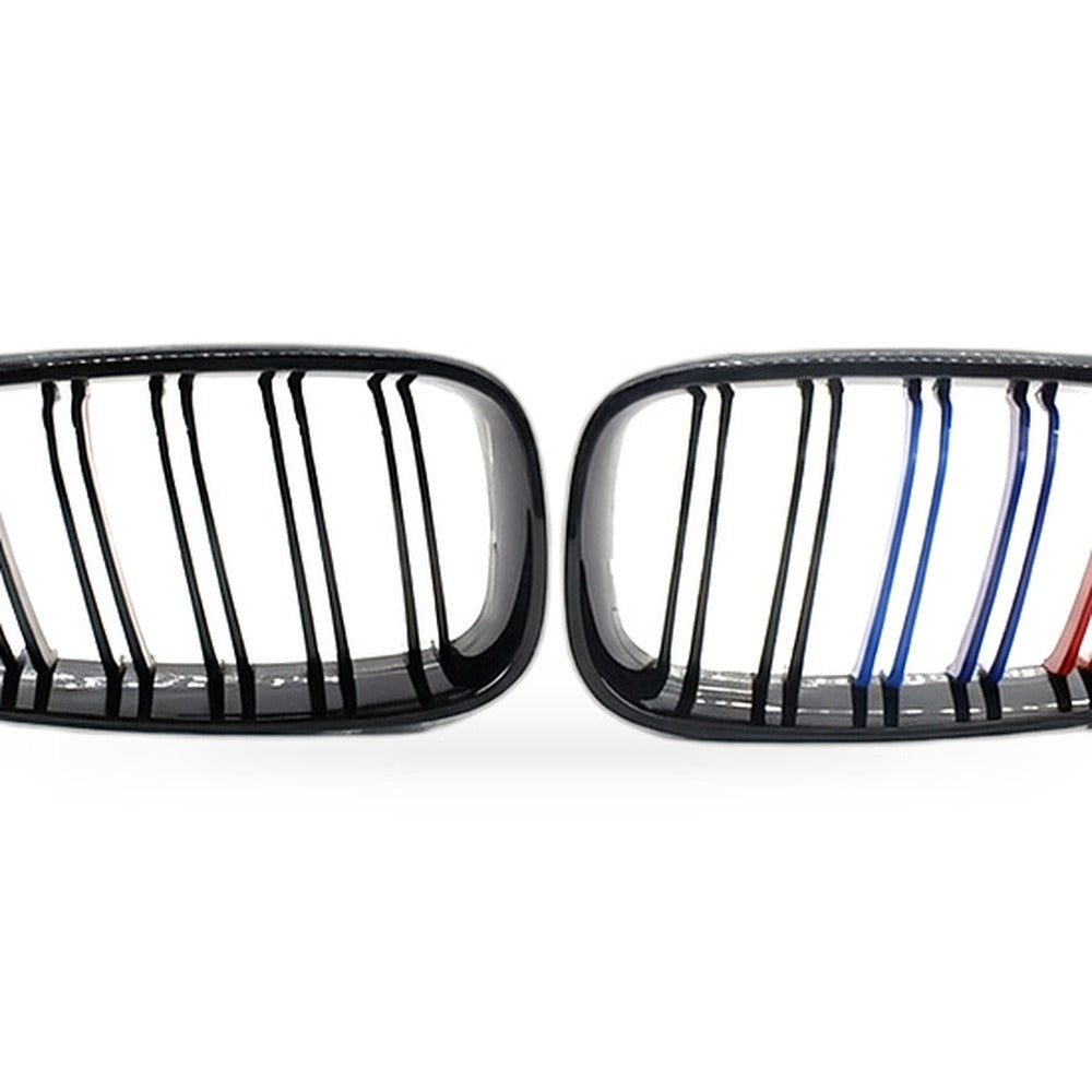 M-Style Gloss Black Tri-Color Grille Suitable for BMW 3 Series GT F34 2014-2016 - XQ1