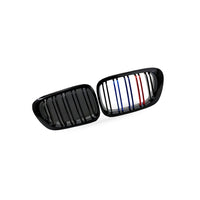 Suitable for BMW 3 E46 M3 Coupe 1998-2002 Gloss Black Dual Line M Style Grille - BD2