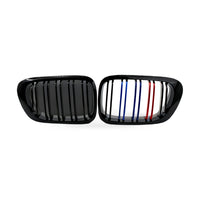 Suitable for BMW 3 E46 M3 Coupe 1998-2002 Gloss Black Dual Line M Style Grille - ZT2