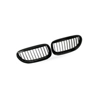 Gloss Black M-Style Front Grille Suitable for BMW 6 Series E63 2003-2010 - BD2