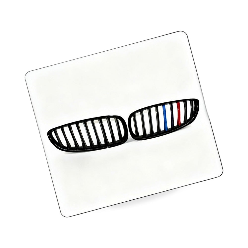 Gloss Black M-Style Front Kidney Grille Pair Suitable for BMW Z4 E89 09-16 - BD2