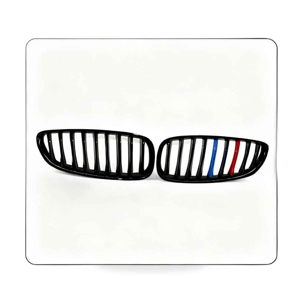 Gloss Black M-Style Front Kidney Grille Pair Suitable for BMW Z4 E89 09-16 - ZT2