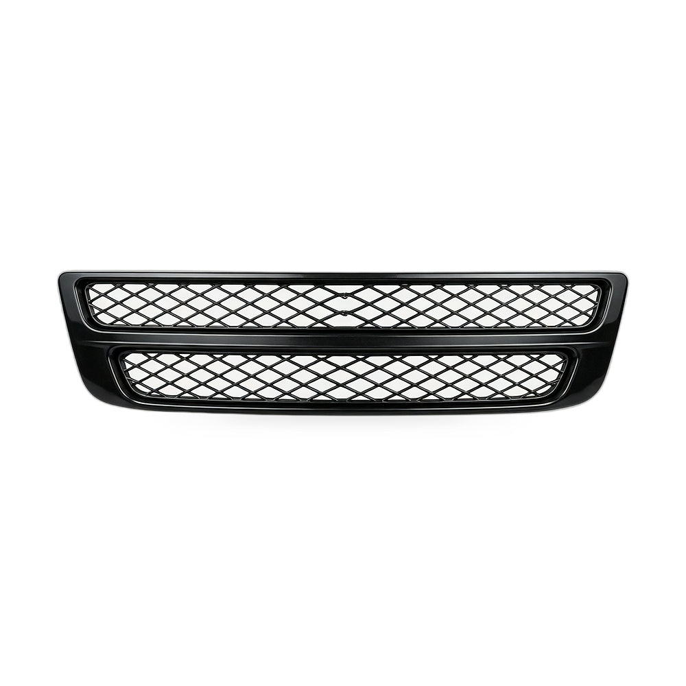 Gloss Black Dual Line Red Yellow Grille Suitable for BMW 3 E46 M3 Coupe 98-02 - ZT3