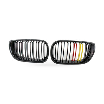 compare product Gloss Black Red Yellow Grille Suitable for BMW 3 Series E46 Sedan 2002-2005
