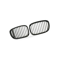 Modified Grille Front Face Suitable for BMW 5 Series E39 1996-1998 Matte Black - BD2