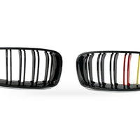 Gloss Black 2-Line Tri Grille Suitable for BMW 4 Series F32 F33 F36 M4 14-16 - XQ1