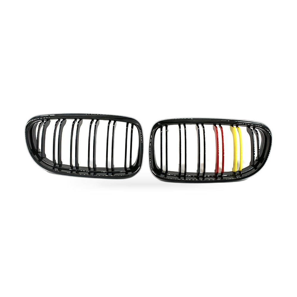 Gloss Black Red Yellow Center Grille Suitable for BMW 3 Series E90 E91 09-12 - ZT2
