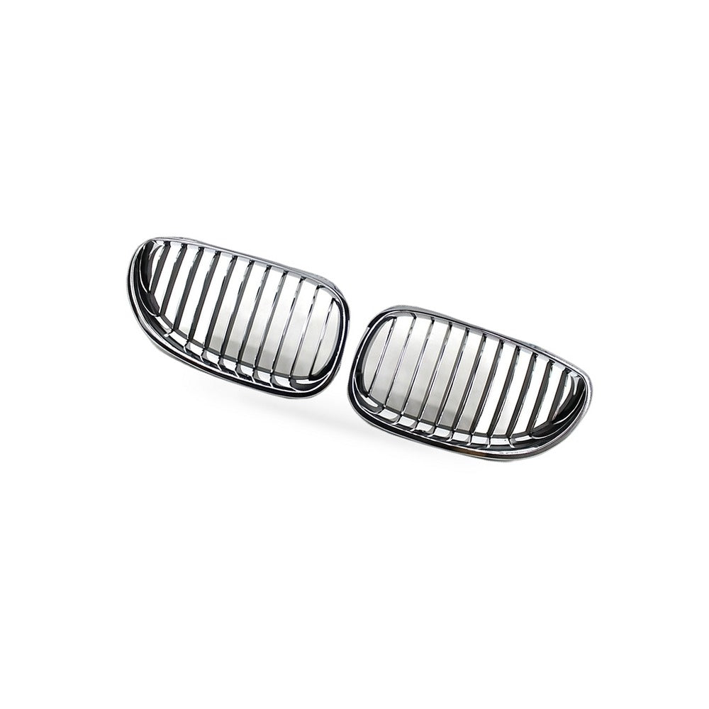 Semi-Chrome Plated Front Grille Suitable for BMW 5 Series E60 E61 2004-2009 - BD1