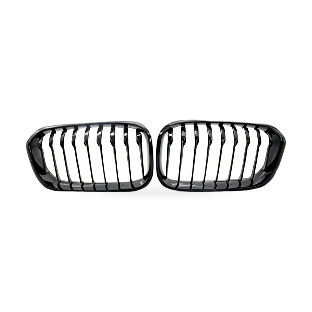 Gloss Black Grille Single Line Grille Suitable for BMW 1 Series F20 2015-2017 - ZT2