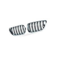 Grille Suitable for BMW 2 Series F22 F23 2014-2018 Chrome Frame Gloss Black - BD2