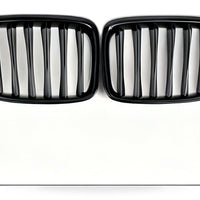 Front Grille Suitable for BMW X1 E84 2010-2015 Gloss Black Single Line - XQ1
