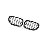 Double Bar Gloss Black Grille Suitable for BMW 7 Series F01 F02 2009-2015 - BD1