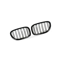 Double Bar Gloss Black Grille Suitable for BMW 7 Series F01 F02 2009-2015 - BD2