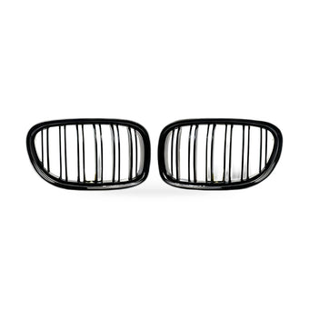 compare product Double Bar Gloss Black Grille Suitable for BMW 7 Series F01 F02 2009-2015