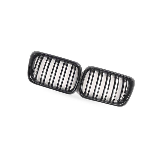 Black Double Line Grille Front Bumper Suitable for BMW 3 Series E36 1997-1999