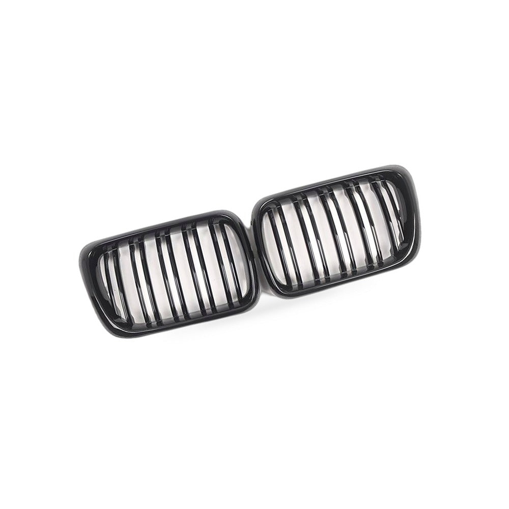 Black Double Line Grille Front Bumper Suitable for BMW 3 Series E36 1997-1999 - BD2