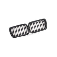 Black Double Line Grille Front Bumper Suitable for BMW 3 Series E36 1997-1999 - BD2