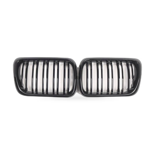 Black Double Line Grille Front Bumper Suitable for BMW 3 Series E36 1997-1999 - ZT2