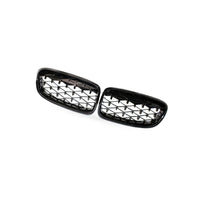 Front Meteor Semi-Chrome Grille Suitable for BMW 3 Series F30 F35 2013-2019 - BD1