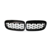 Front Meteor Semi-Chrome Grille Suitable for BMW 3 Series F30 F35 2013-2019 - ZT2