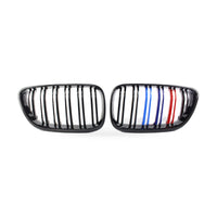 Gloss Black M Style Double Slat Grille Suitable for BMW 2 Series F22 F23 - ZT2