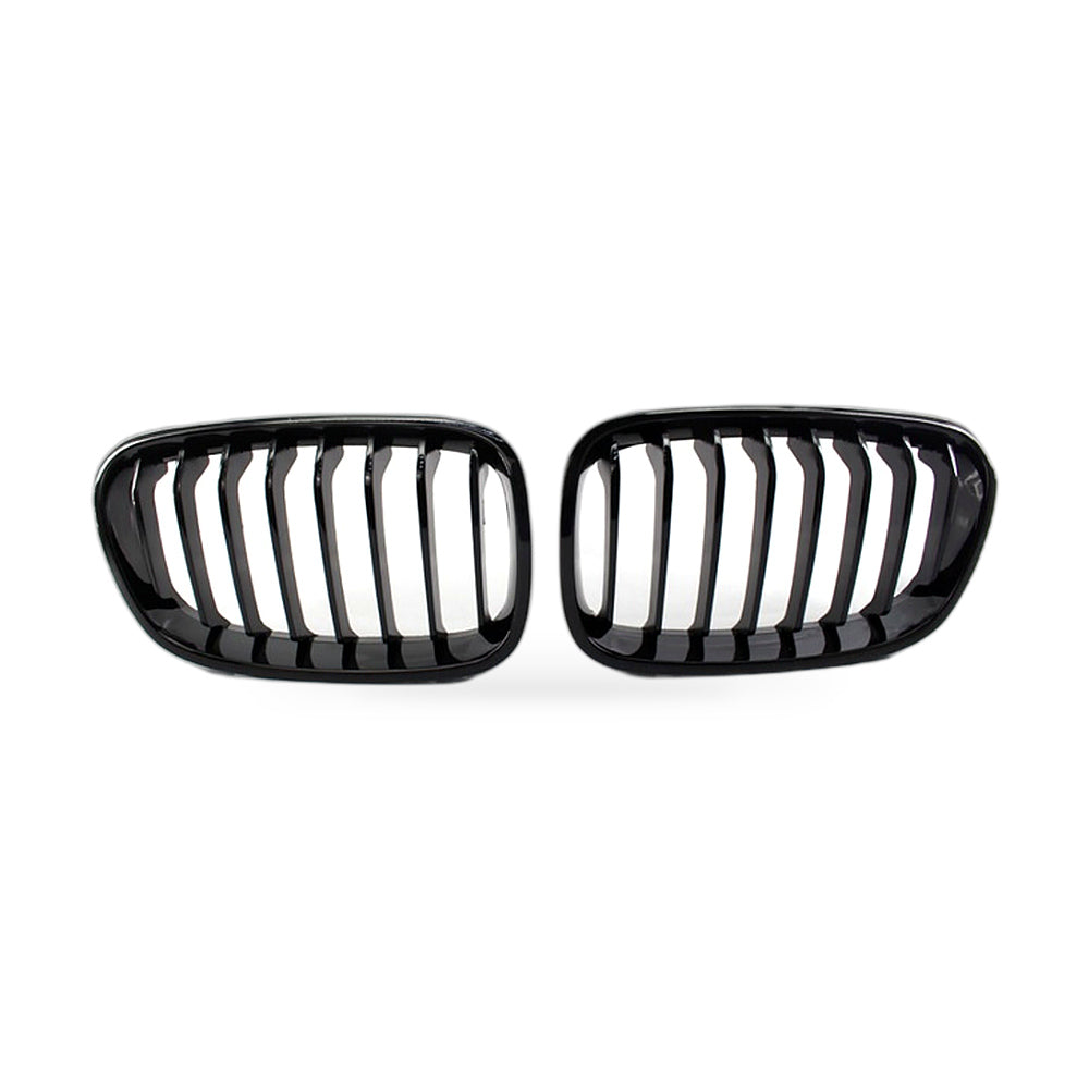 8-Column Gloss Black Front Grille Suitable for BMW 1 Series F20 F21 2011-2014 - ZT2
