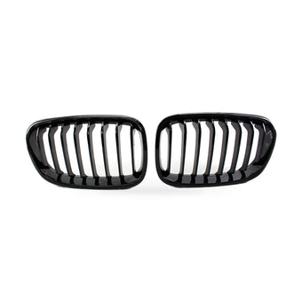 compare product 8-Column Gloss Black Front Grille Suitable for BMW 1 Series F20 F21 2011-2014