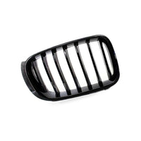 BMW X3 X4 Grille F25 F26 Single Line Glossy Black Tricolor Front Grille - BD2