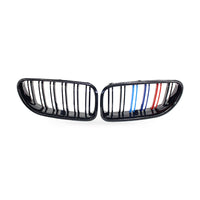 Gloss Black Double Line Grille Suitable for BMW 6 Series F06 F12 F13 2012-2016 M - ZT2