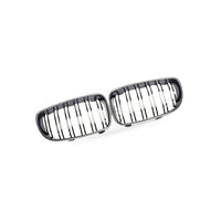 1 Series BMW E81 E87 08-11 Carbon Fiber Dual Line Front Grille Mesh - BD2