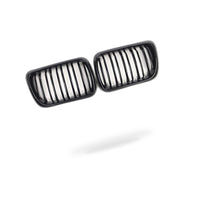 Dual Line Gloss Black Front Bumper Intake Grille Suitable for BMW 3 Series E36 - BD2