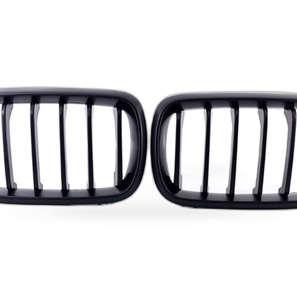 Suitable for BMW X5 F15 X6 F16 2014-2017 Matte Black Single Line Front Bumper - XQ1