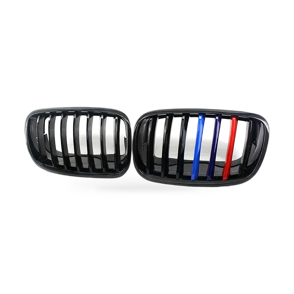 BMW X5 E70 2007-2013 Gloss Black M-Style Grille with Base Frame 51717229233 - ZT2