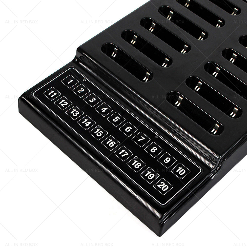 20 Restaurant Coaster Pager Guest Call Wireless Paging Queuing Calling System AU