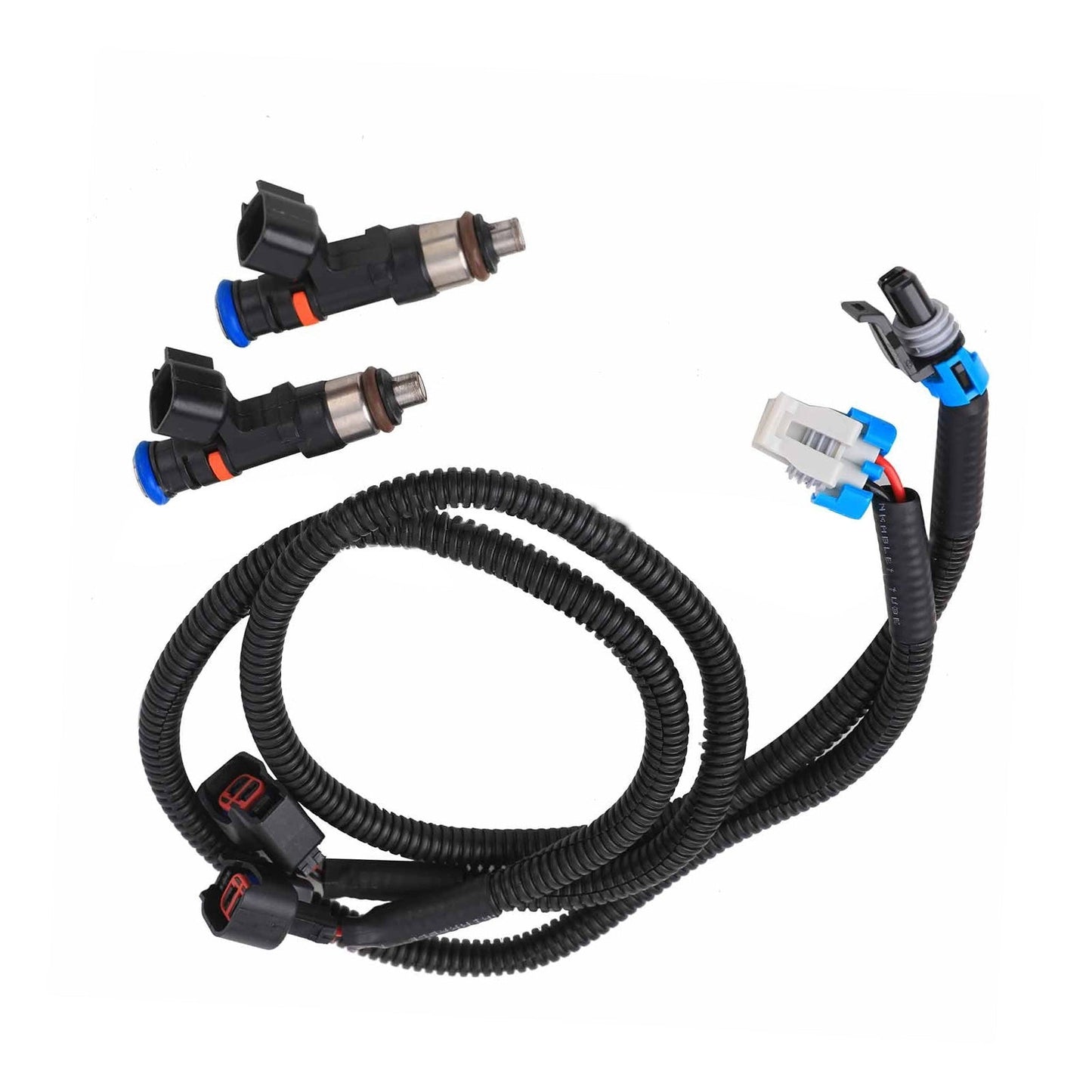 2x Fuel Injector Harness Set Suitable For Polaris Ranger XP 800 / Ranger Crew / RZR 800 2010-2017 OEM 1204318 1204319 0280158197