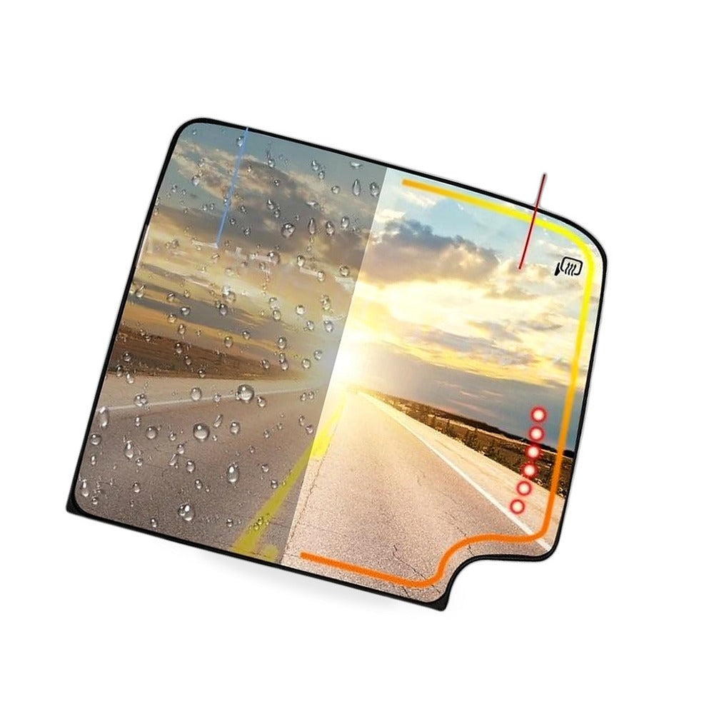 Side Mirror Glass with LED Suitable for Chevy Silverado GMC Sierra 2014-2017 - BD1