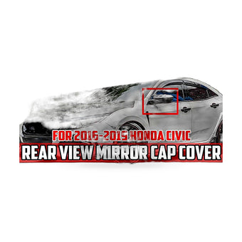 compare product Carbon Fiber Rear View Mirror Cover Suitable for Honda Civic 2016-2021