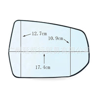 Left Side Driver Mirror Glass Suitable for Chevrolet Malibu 2.4L 12-18 22880001 - ZT3
