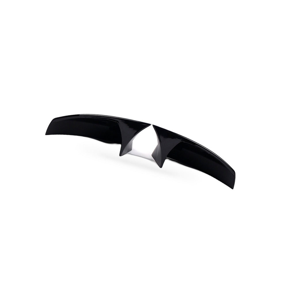 Gloss Black Horn Style Rearview Mirror Cover Suitable for Audi A3 2014-2020 S3 - BD3